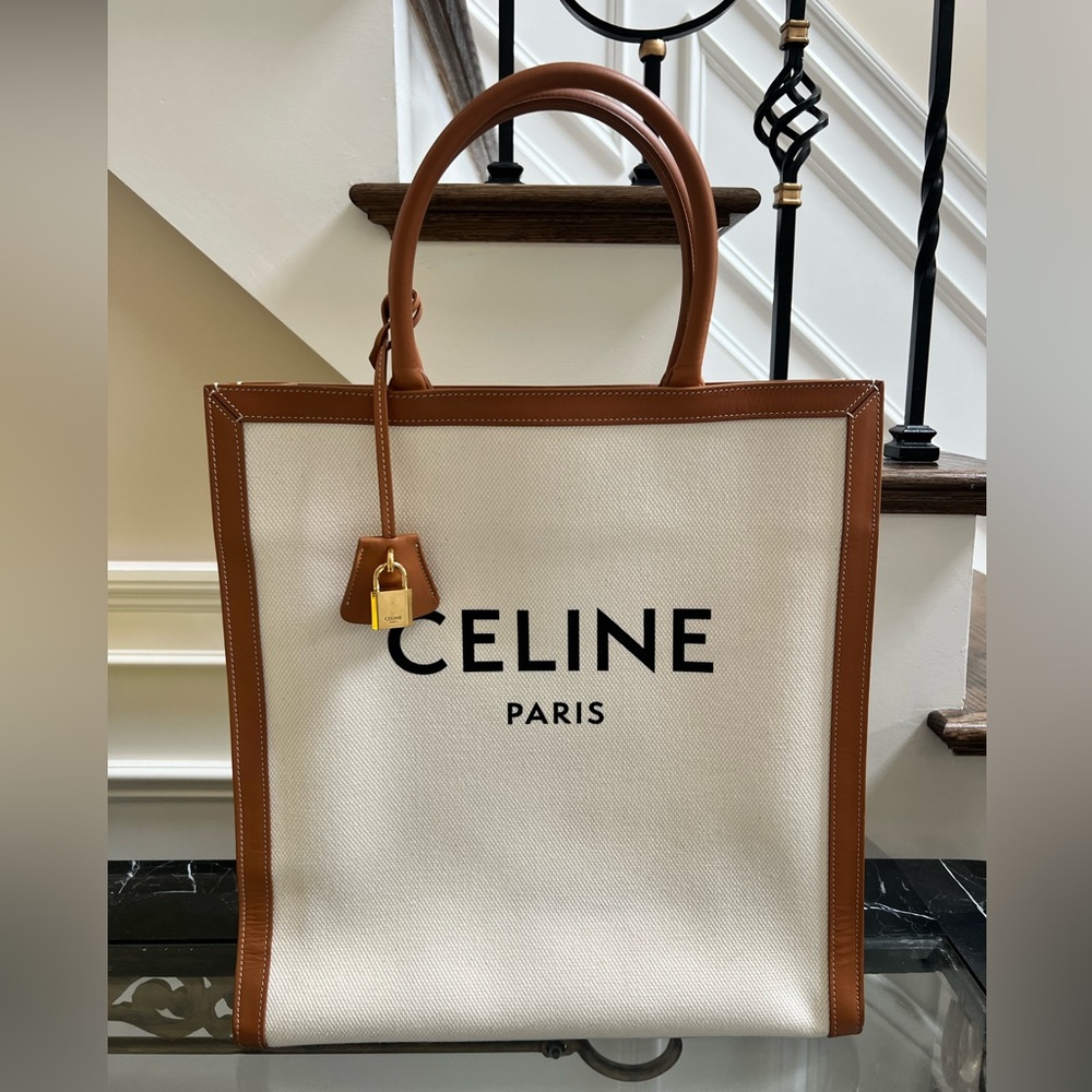 💯  Authentic CELINE large tote bag